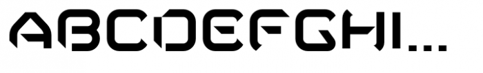 Areon Flux Heavy Font UPPERCASE