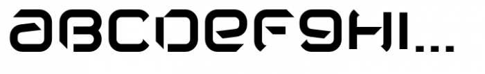 Areon Flux Heavy Font LOWERCASE