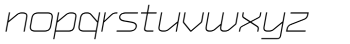 Areop Light Italic Font LOWERCASE