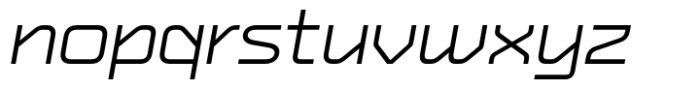 Areop Regular Italic Font LOWERCASE