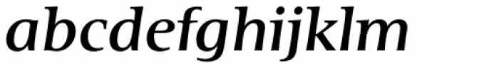 Areplos Text Pro Italic Font LOWERCASE