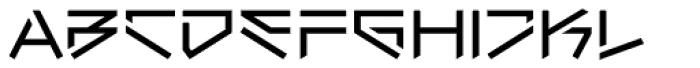 Ares Broken VF Font LOWERCASE