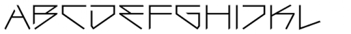 Ares Extralight Font LOWERCASE