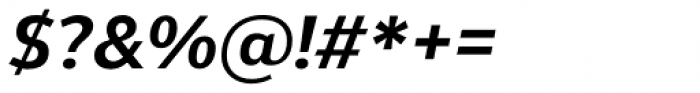 Aretha Bold Italic Font OTHER CHARS