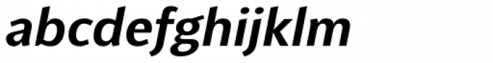 Aretha Bold Italic Font LOWERCASE