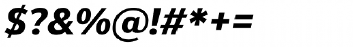 Aretha Extra Bold Italic Font OTHER CHARS