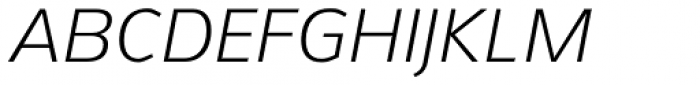 Aretha Light Italic Font UPPERCASE