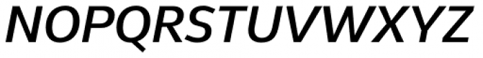 Aretha Medium Italic Font UPPERCASE