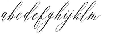Arethia Regular Font LOWERCASE