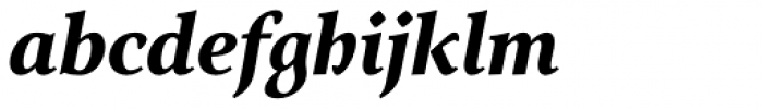 Arethusa Bold Italic Font LOWERCASE