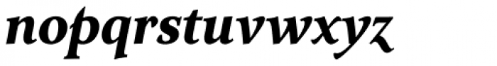 Arethusa Pro Bold Italic Font LOWERCASE
