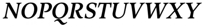 Arethusa Pro Medium Italic Font UPPERCASE