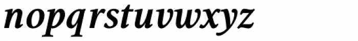 Aretino Bold Italic Font LOWERCASE