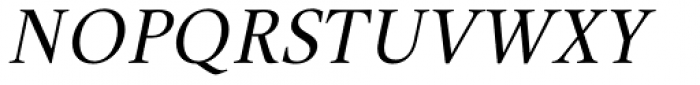 Aretino Italic Font UPPERCASE