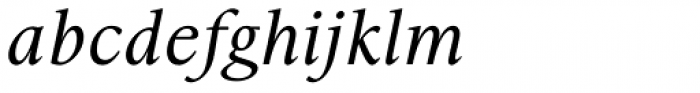 Aretino Italic Font LOWERCASE