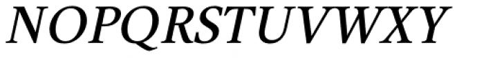 Aretino Semi Bold Italic Font UPPERCASE