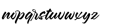 Aretlar Eraghes  Regular Font LOWERCASE