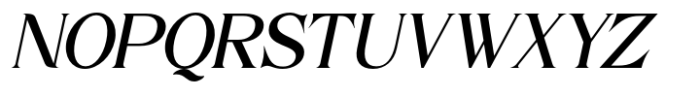 Areus Italic Font UPPERCASE