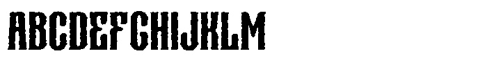 Arexa Rough Font UPPERCASE