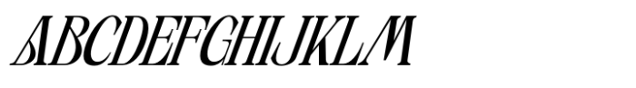 Arfa Italic Font UPPERCASE