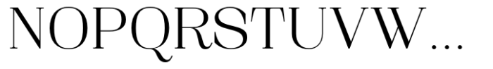Arfide Mostera Serif Regular Font UPPERCASE