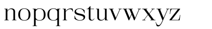 Arfide Mostera Serif Regular Font LOWERCASE