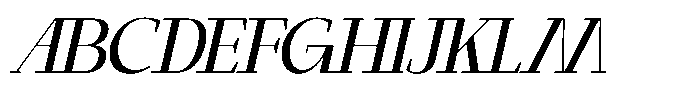 Argalis Oblique Font UPPERCASE