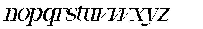 Argalis Oblique Font LOWERCASE