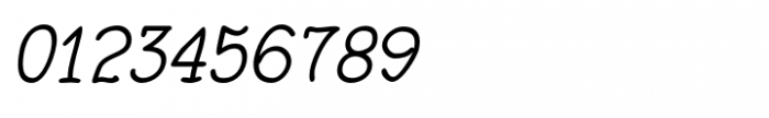 Argenta Medium Oblique Font OTHER CHARS
