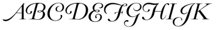 Argentina Cursive NF Font UPPERCASE