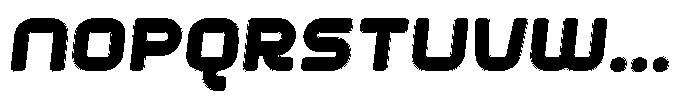Argero Circular Rimmed Italic Font LOWERCASE