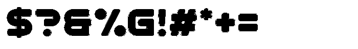 Argero Circular Rimmed Font OTHER CHARS