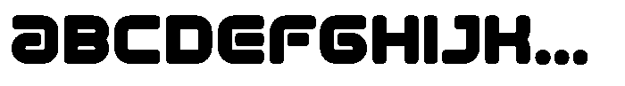 Argero Circular Font UPPERCASE