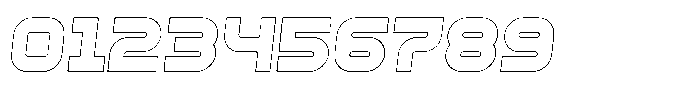 Argero Outline Italic Font OTHER CHARS
