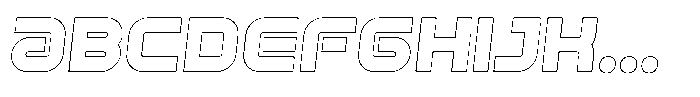 Argero Outline Italic FONT