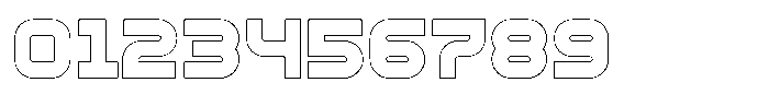 Argero Outline Font OTHER CHARS