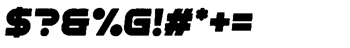Argero Pencil Italic Font OTHER CHARS