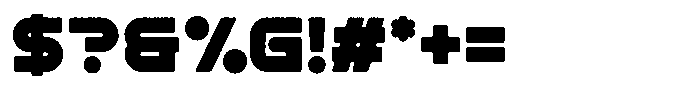 Argero Rounded Brush Font OTHER CHARS