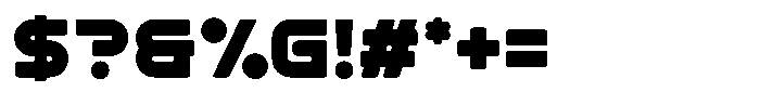 Argero Rounded Inline Font OTHER CHARS
