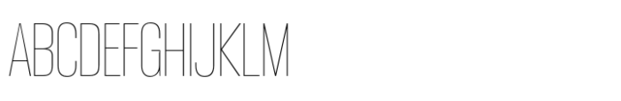 Arges Hairline Font UPPERCASE