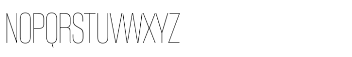 Arges Hairline Font UPPERCASE