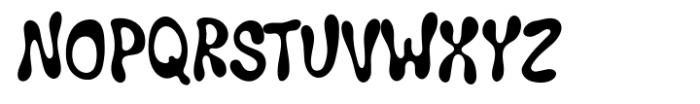 Argile Syrup Regular Font UPPERCASE
