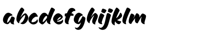 Argiss Regular Font LOWERCASE