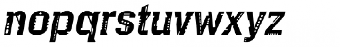 Argot Machine Italic Font LOWERCASE