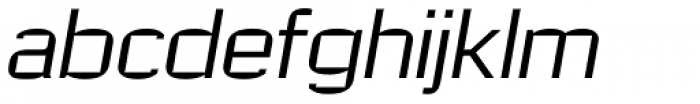 Argot Wide Italic Font LOWERCASE