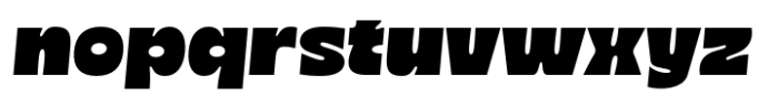 Argut Black Italic Font LOWERCASE
