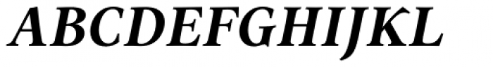 Aria Text G2 Bold Italic Font UPPERCASE