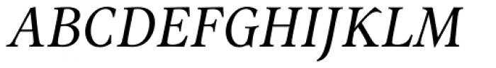 Aria Text G2 Italic Font UPPERCASE