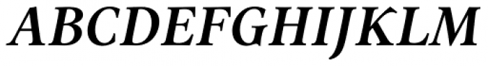 Aria Text G3 Semi Bold Italic Font UPPERCASE