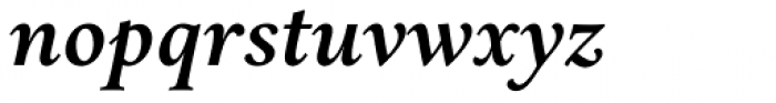 Aria Text G3 Semi Bold Italic Font LOWERCASE